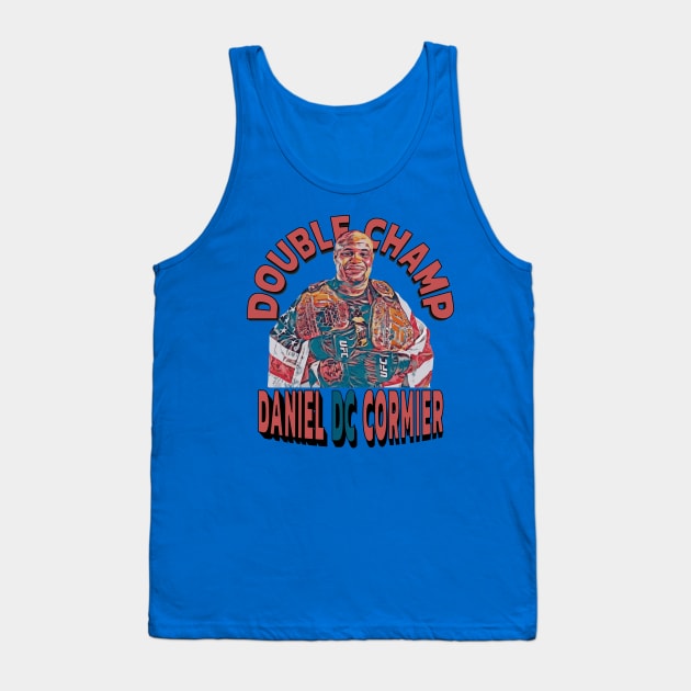 Double Champ Daniel DC Cormier Tank Top by FightIsRight